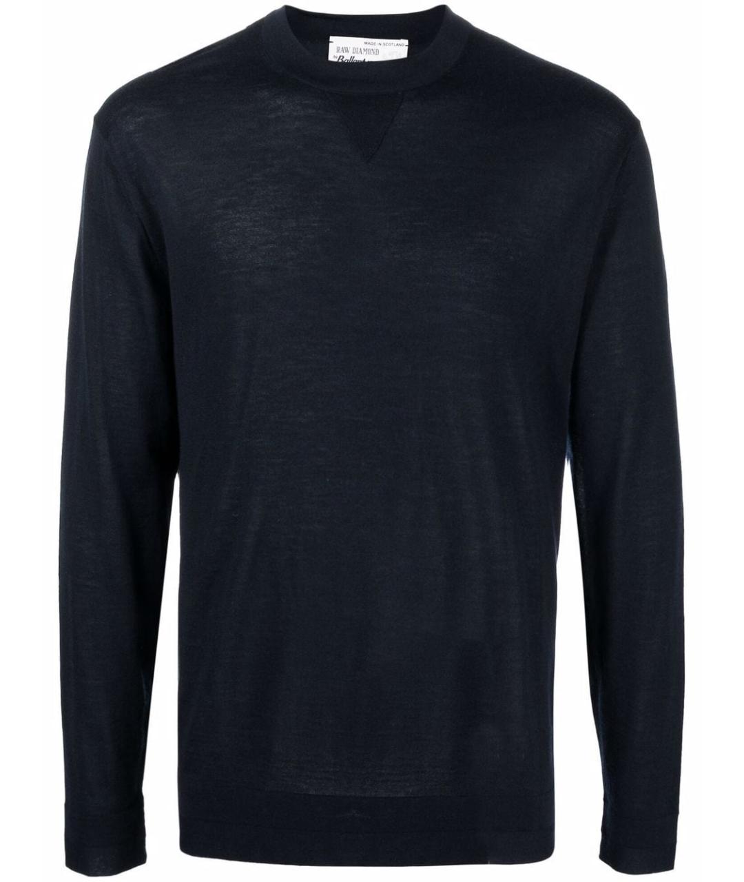 BALLANTYNE Черный кашемировый джемпер / свитер, фото 1