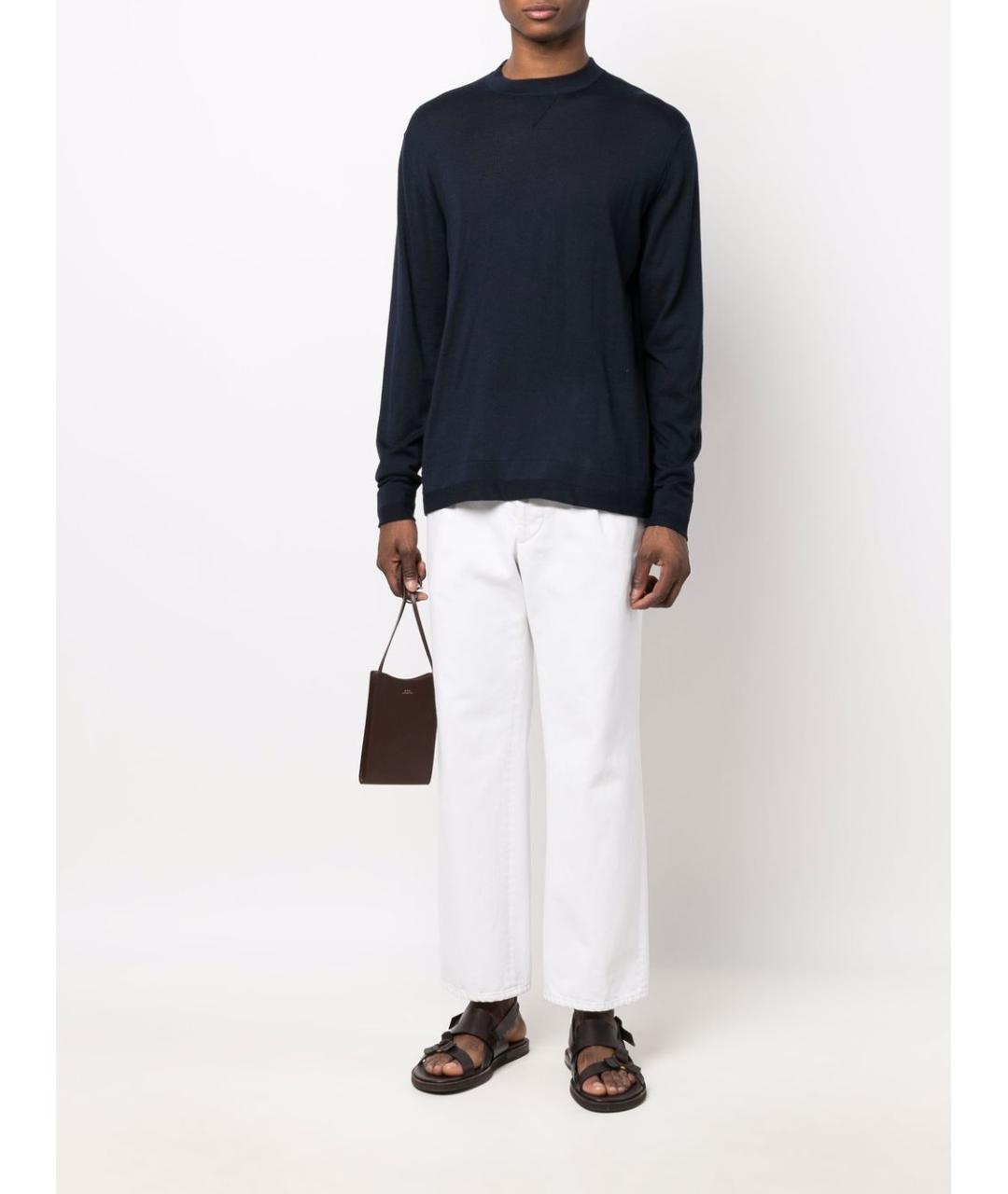 BALLANTYNE Черный кашемировый джемпер / свитер, фото 3