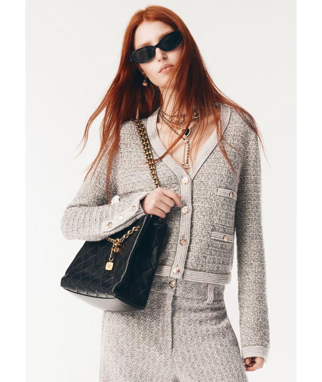 CHANEL Золотое металлическое колье, фото 4