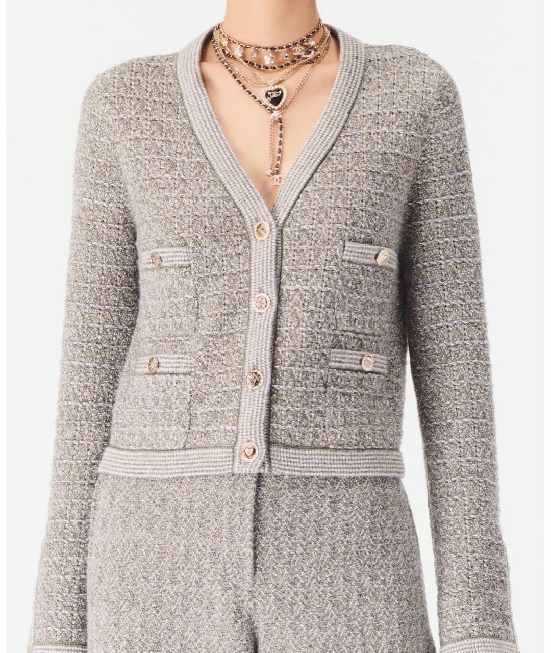 CHANEL Золотое металлическое колье, фото 3