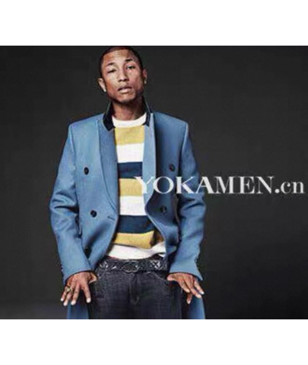 GUCCI Голубое шерстяное пальто, фото 8