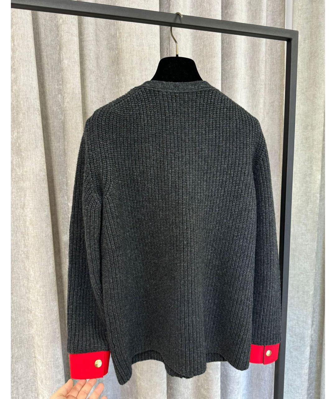 MARNI Серый кашемировый джемпер / свитер, фото 2