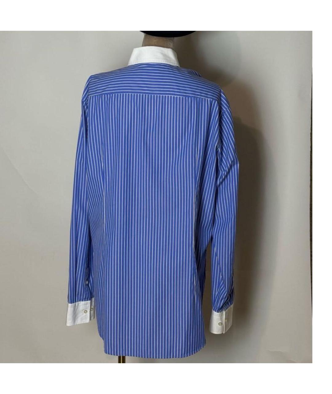 HUGO BOSS Синяя хлопковая рубашка, фото 2