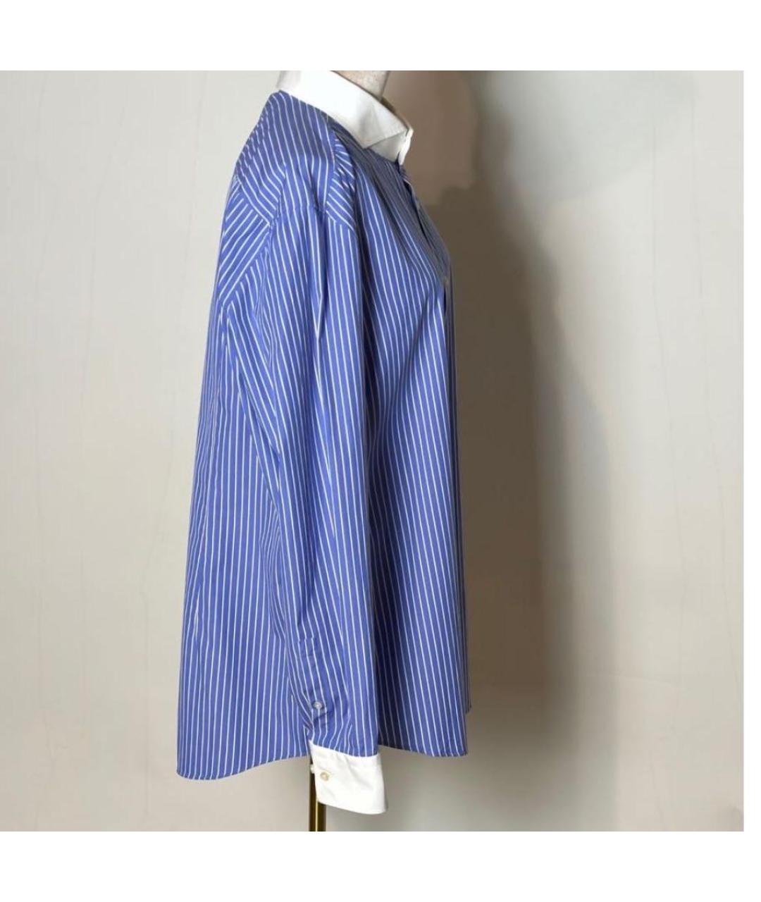 HUGO BOSS Синяя хлопковая рубашка, фото 3