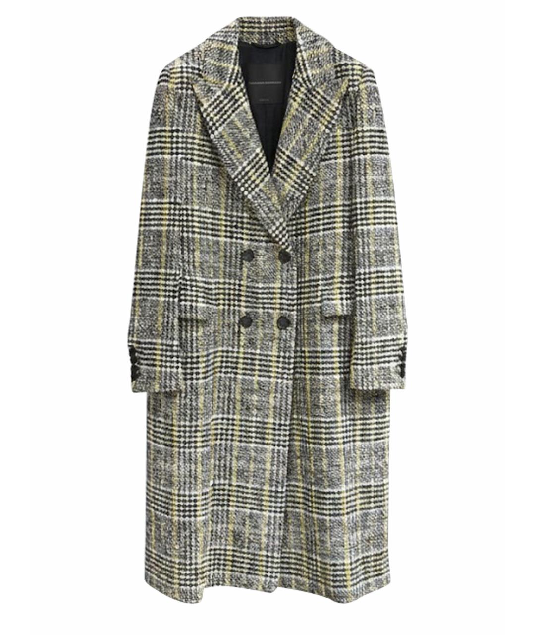 ERMANNO SCERVINO Мульти шерстяное пальто, фото 1