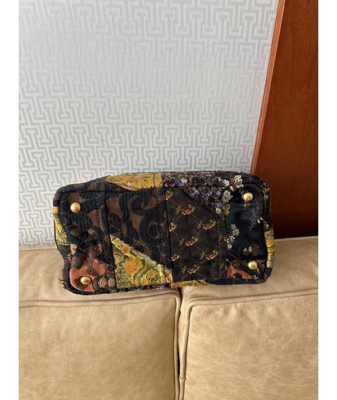 PRADA Мульти тканевая сумка с короткими ручками, фото 5