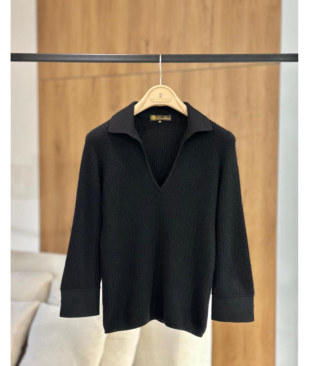 LORO PIANA Черный джемпер / свитер, фото 3