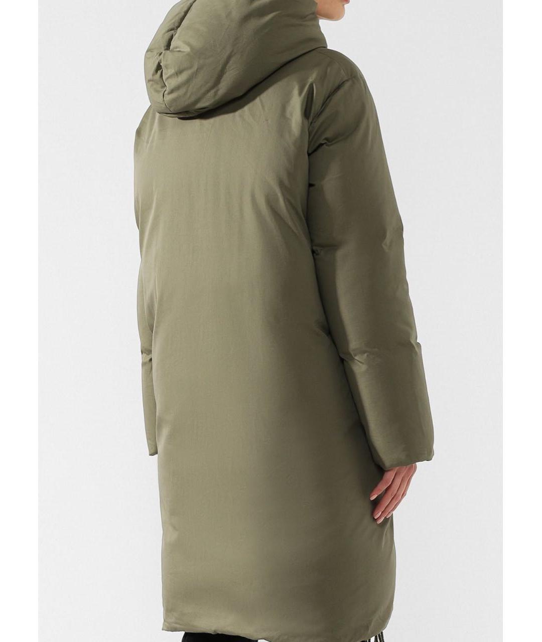 CELINE Хаки хлопковый пуховик, фото 2