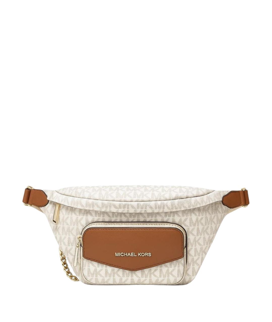 3.1 PHILLIP LIM Бежевая кожаная поясная сумка, фото 1