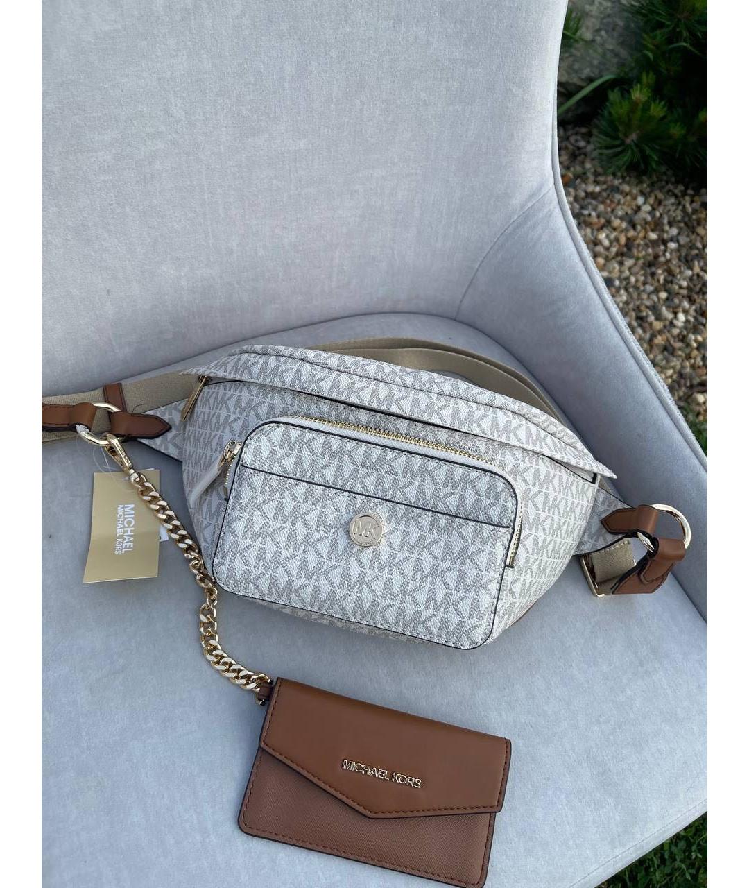 3.1 PHILLIP LIM Бежевая кожаная поясная сумка, фото 4