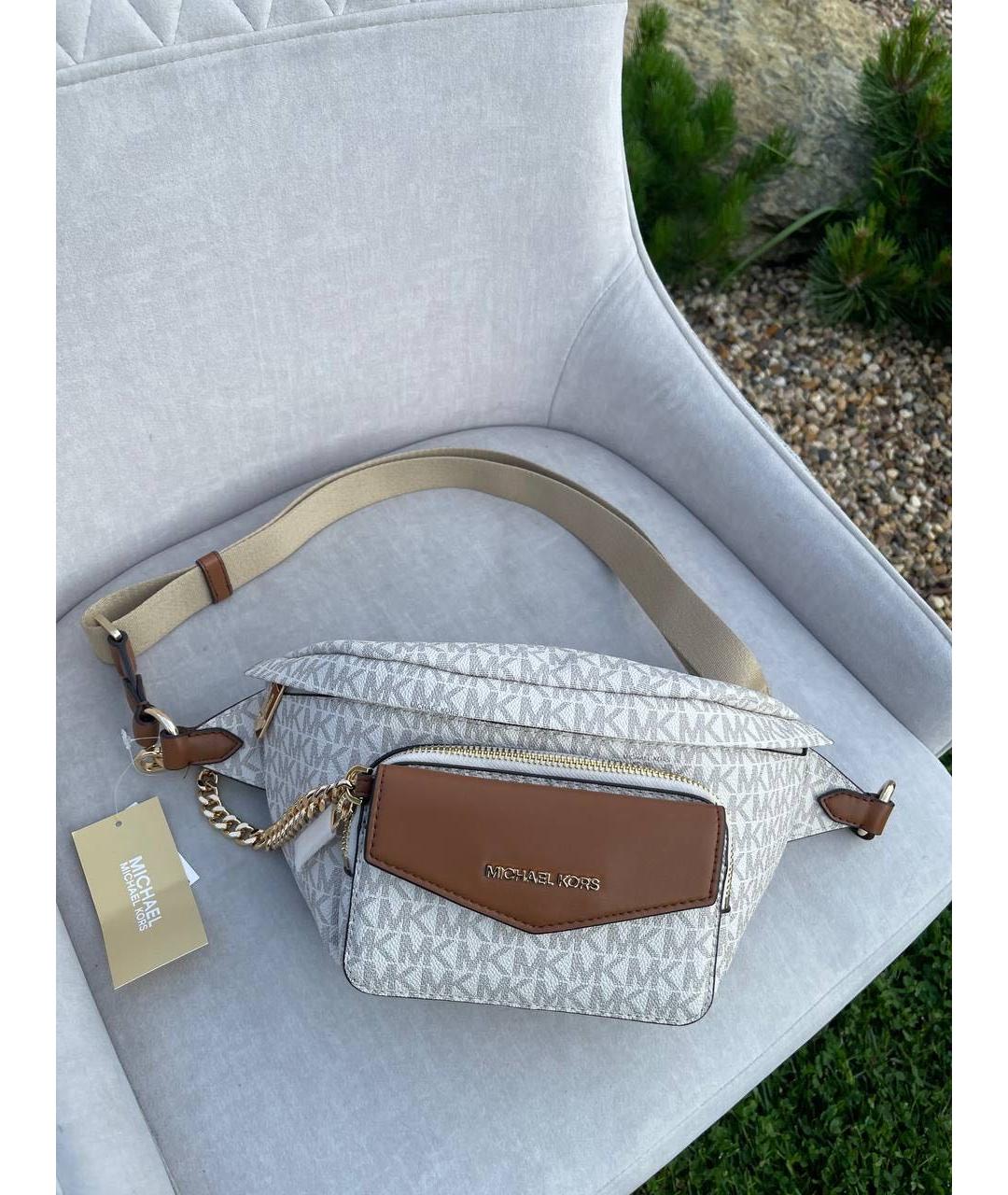 3.1 PHILLIP LIM Бежевая кожаная поясная сумка, фото 5