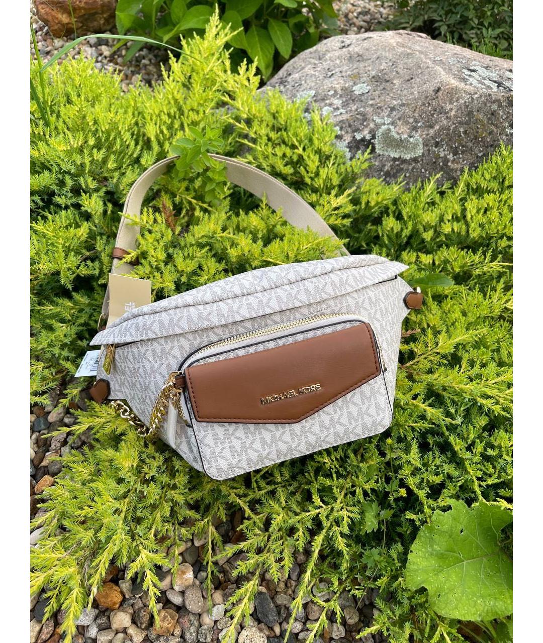 3.1 PHILLIP LIM Бежевая кожаная поясная сумка, фото 7