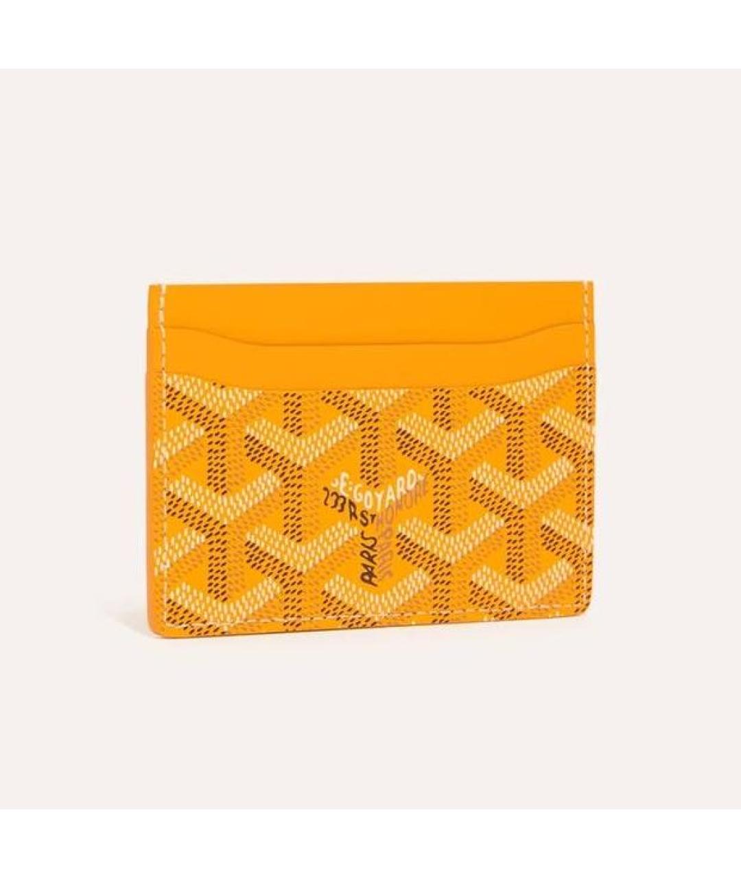 GOYARD Желтый кардхолдер, фото 4