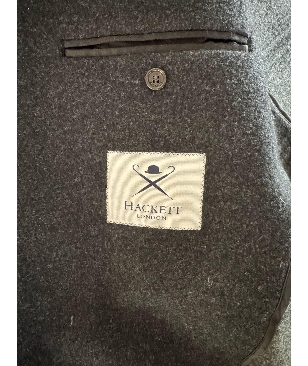 LORO PIANA Серое шерстяное пальто, фото 4