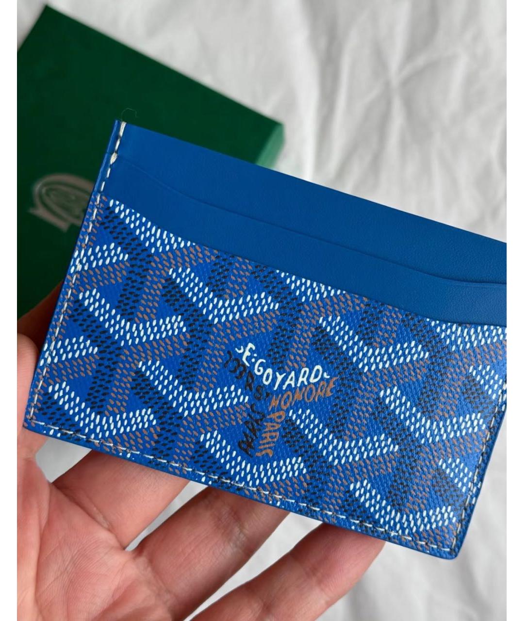 GOYARD Голубой кардхолдер, фото 3