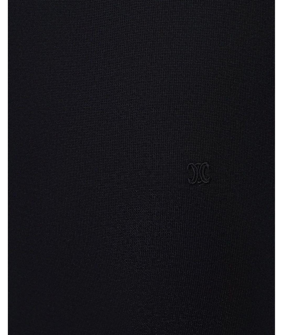 CELINE Темно-синий кашемировый джемпер / свитер, фото 3