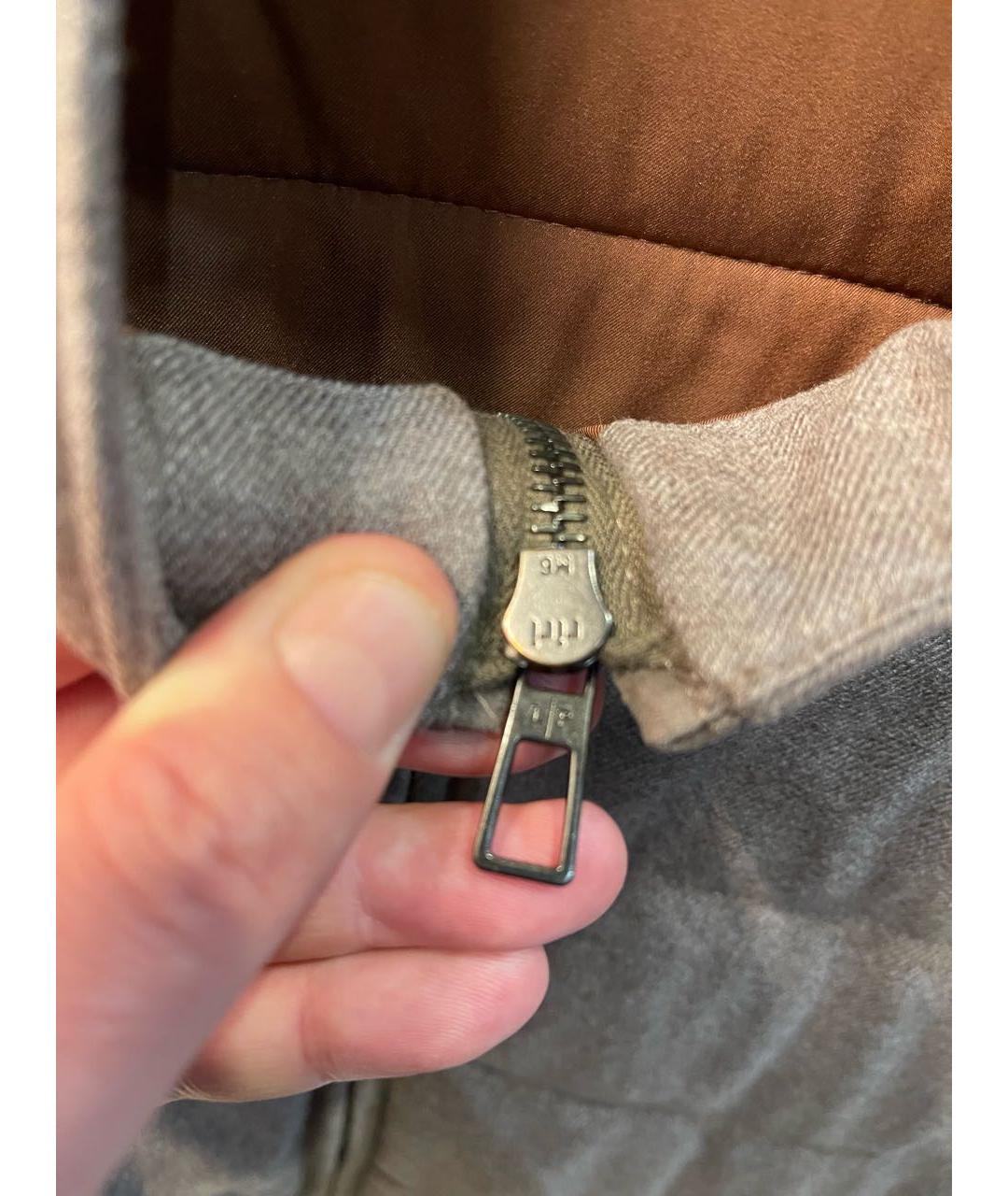 LORO PIANA Серый кашемировый жилет, фото 5