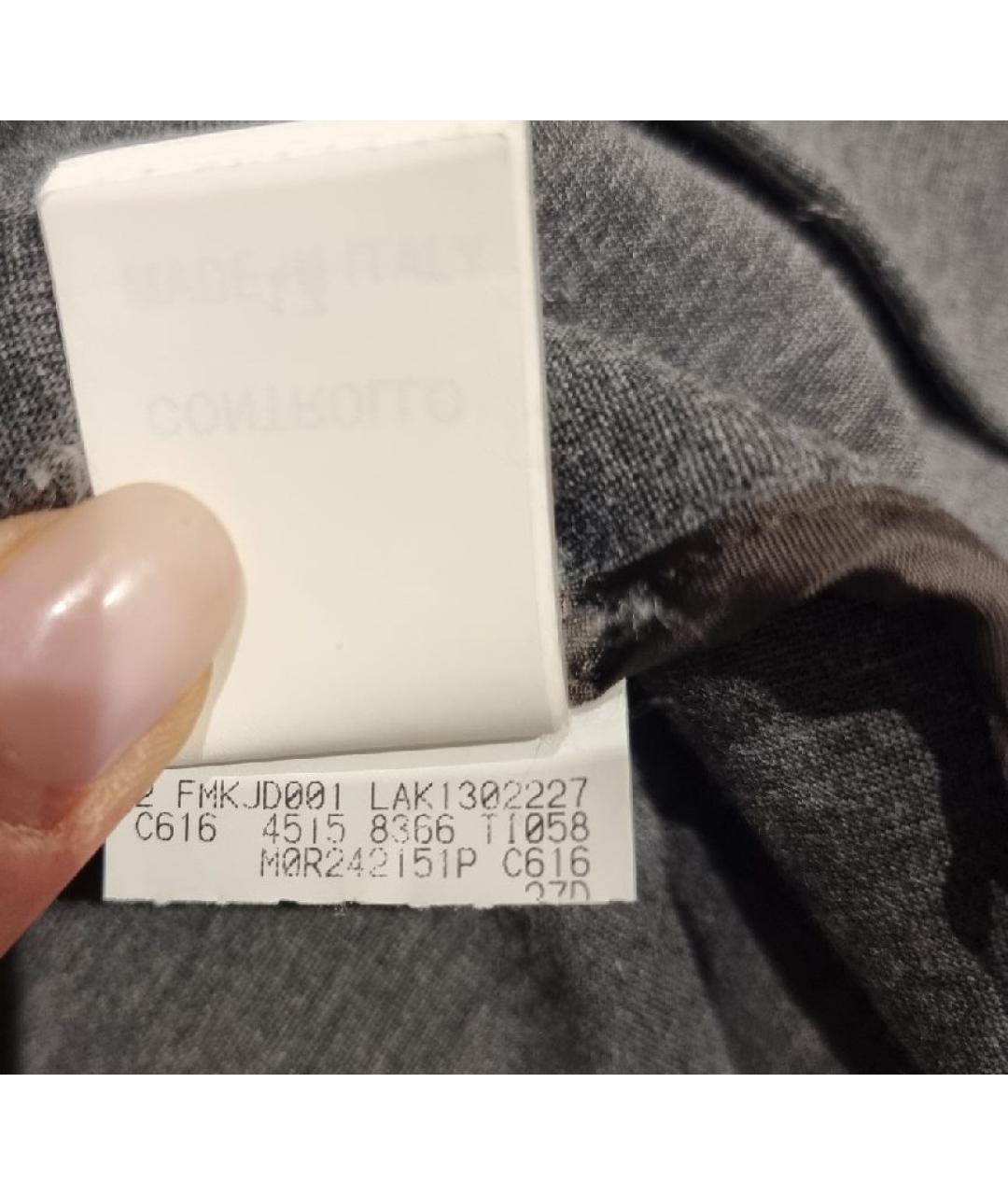 BRUNELLO CUCINELLI Серый хлопковый жакет/пиджак, фото 6