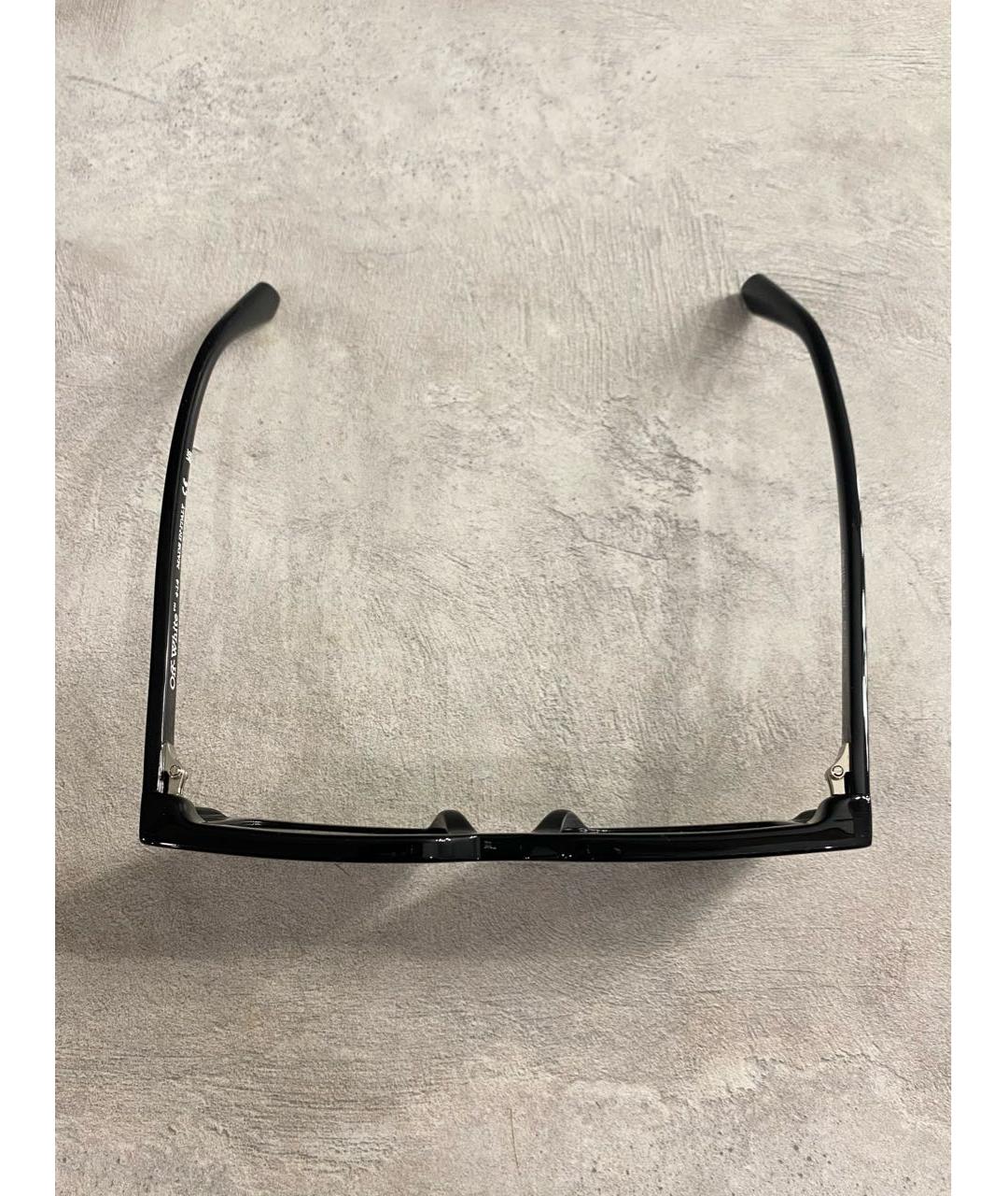OFF-WHITE Черные пластиковые солнцезащитные очки, фото 6
