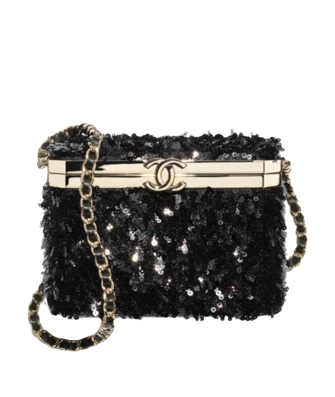 CHANEL Черная сумка с короткими ручками, фото 1