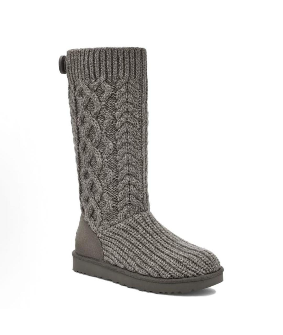 UGG AUSTRALIA Серые текстильные сапоги, фото 3