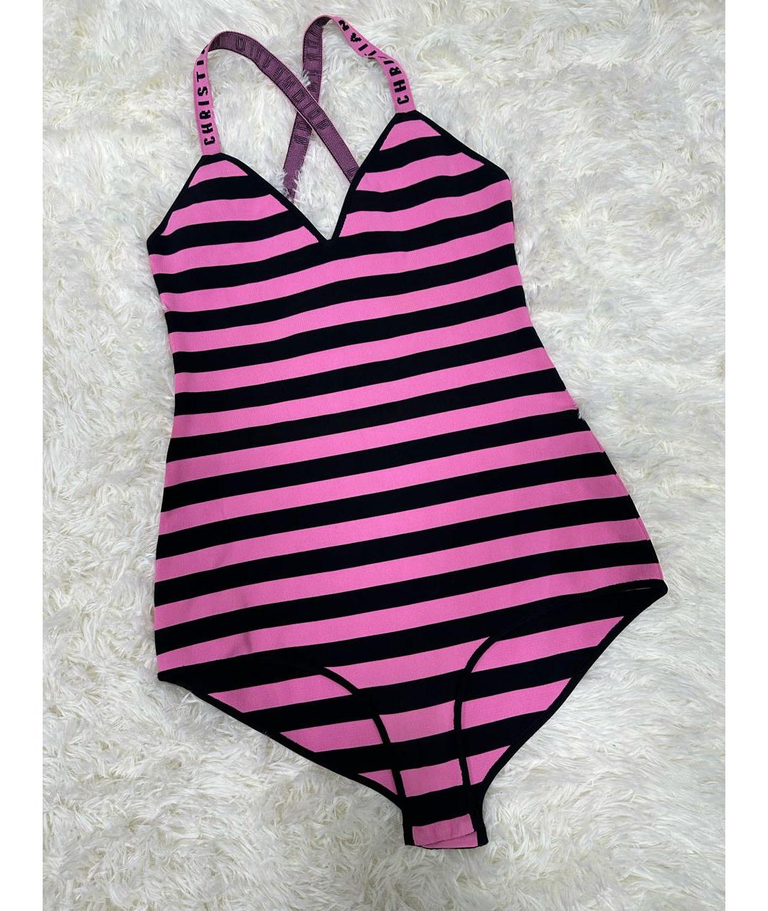 CHRISTIAN DIOR Мульти полиэстеровая майка, фото 7