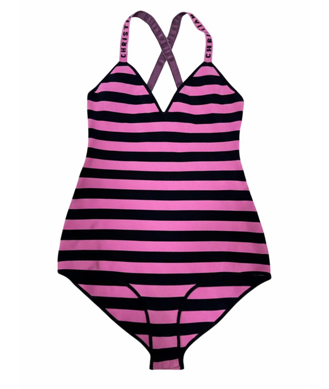 CHRISTIAN DIOR Мульти полиэстеровая майка, фото 1