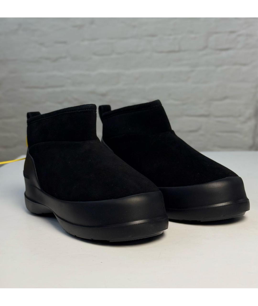 MOON BOOT Черные замшевые высокие ботинки, фото 7