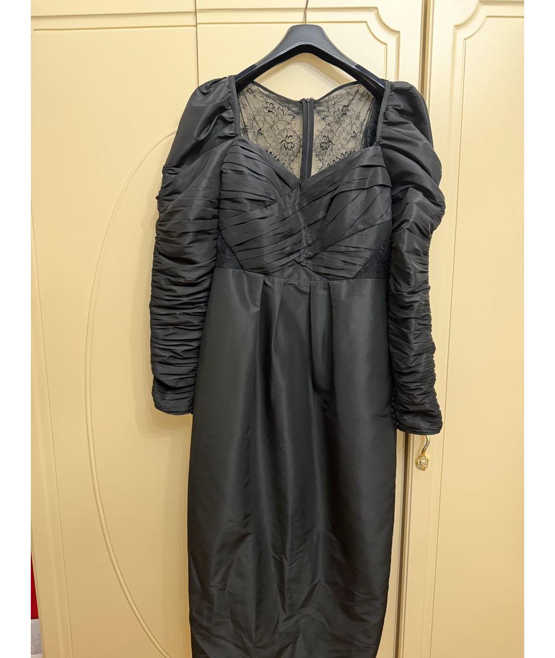 SELF-PORTRAIT Черное коктейльное платье, фото 2