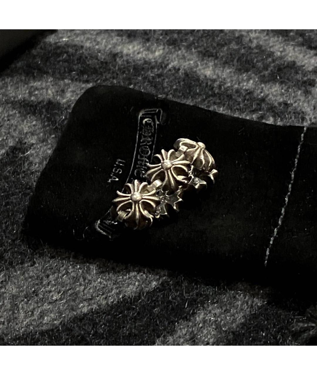 CHROME HEARTS Серебряное серебряное кольцо, фото 3