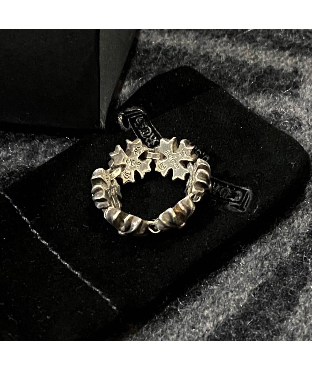 CHROME HEARTS Серебряное серебряное кольцо, фото 2