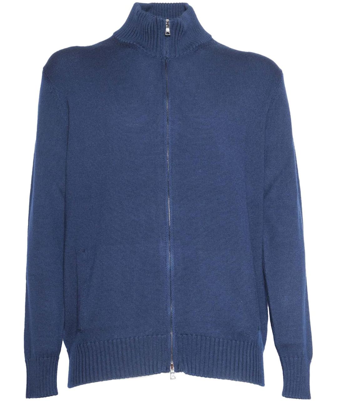 BALLANTYNE Синий кашемировый кардиган, фото 1