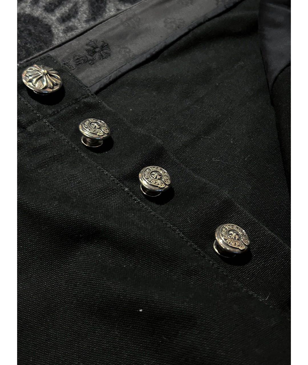 CHROME HEARTS Черные хлопковые джинсы, фото 4