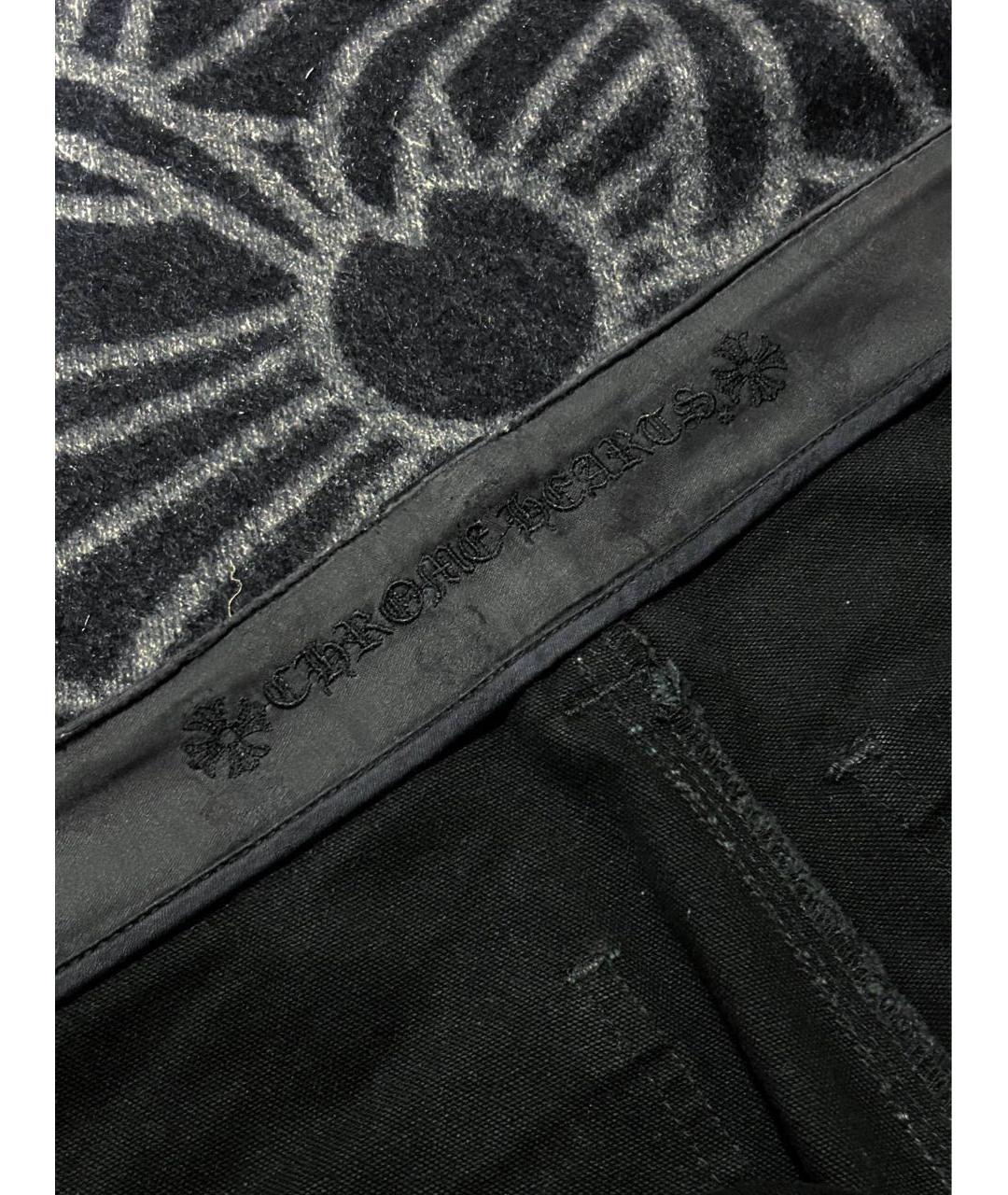 CHROME HEARTS Черные хлопковые джинсы, фото 7