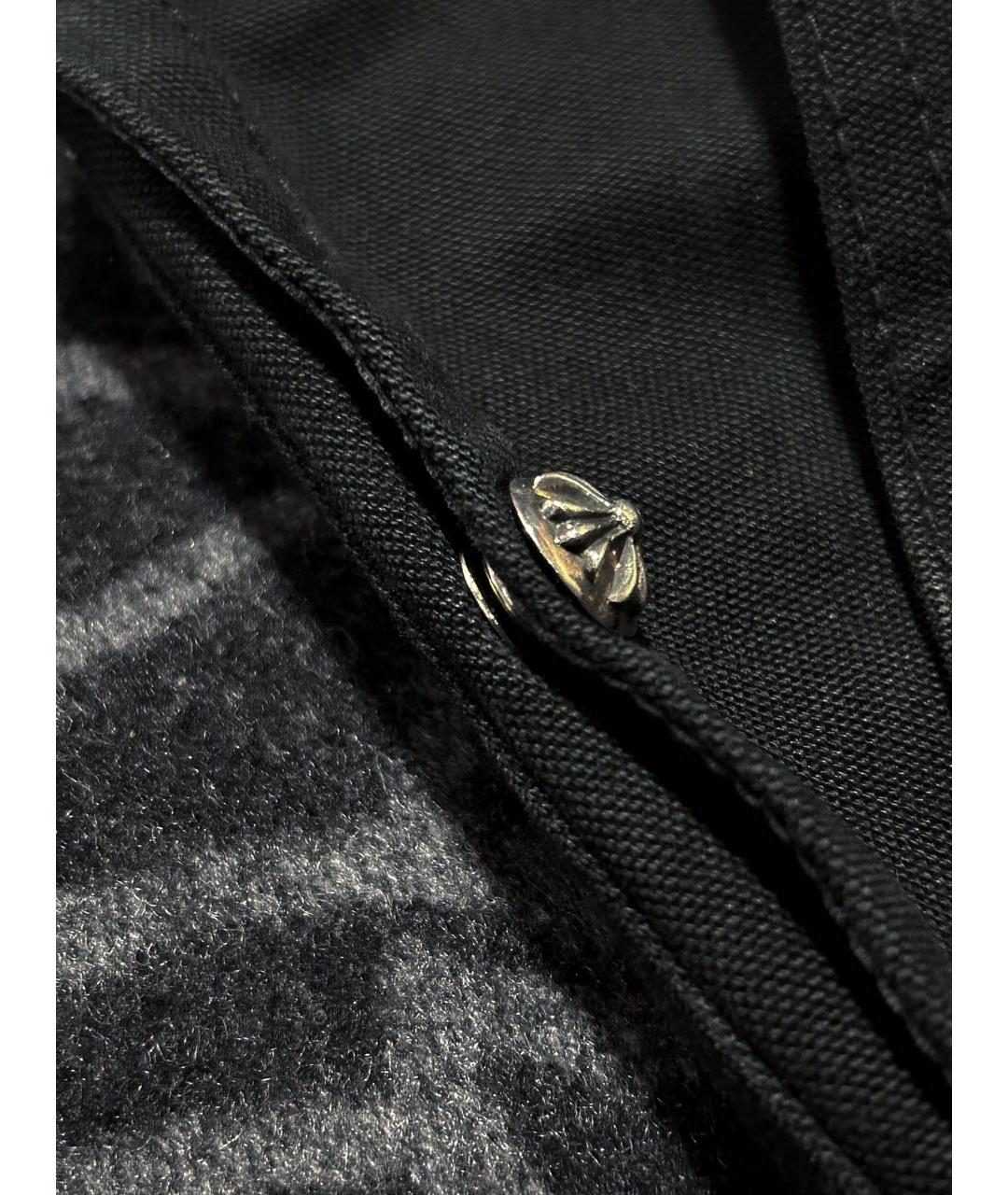 CHROME HEARTS Черные хлопковые джинсы, фото 6