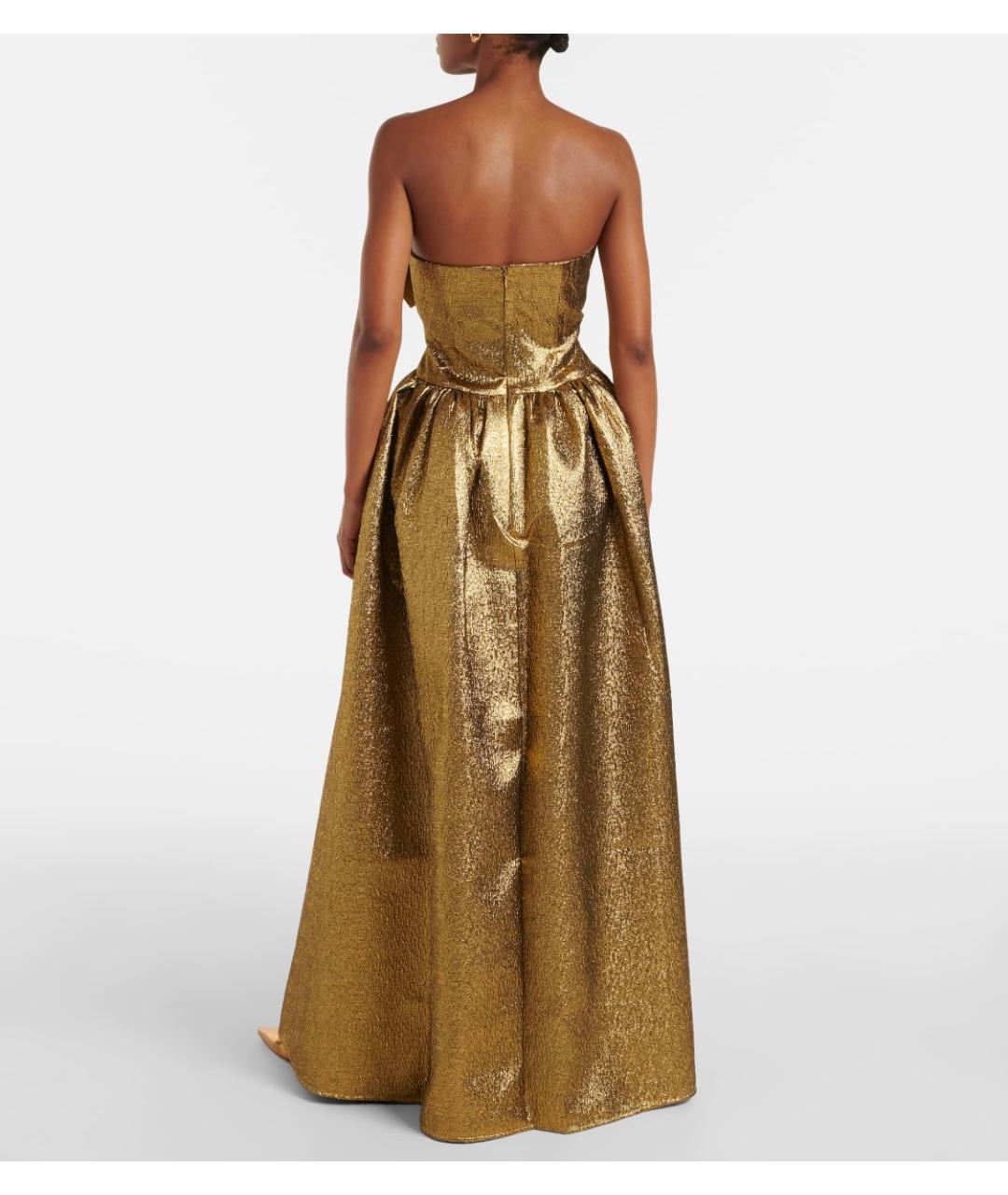 SELF-PORTRAIT Золотое коктейльное платье, фото 3