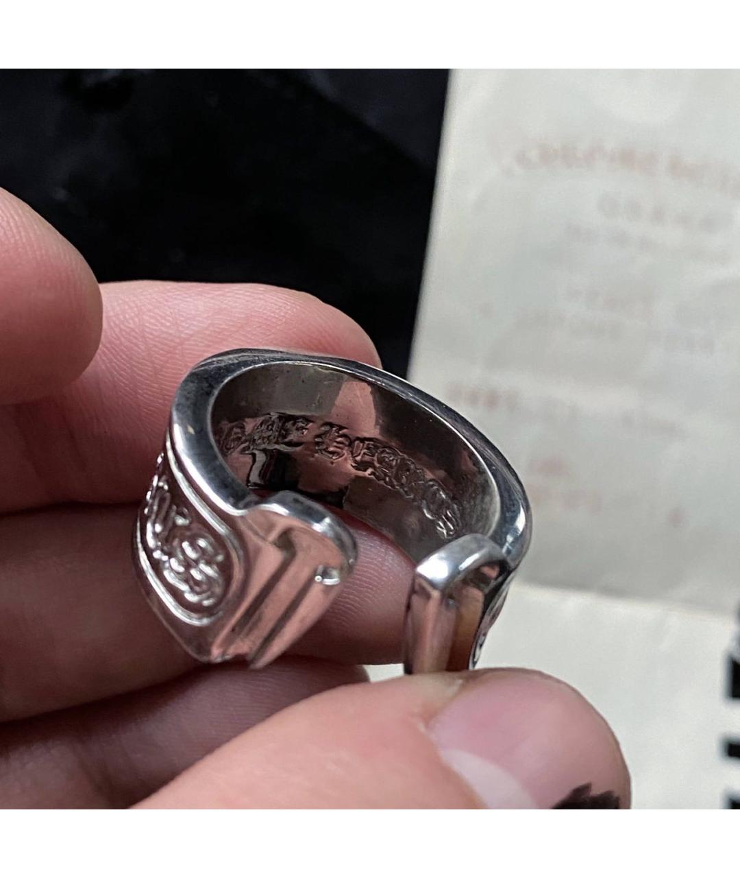 CHROME HEARTS Серебряное серебряное кольцо, фото 3