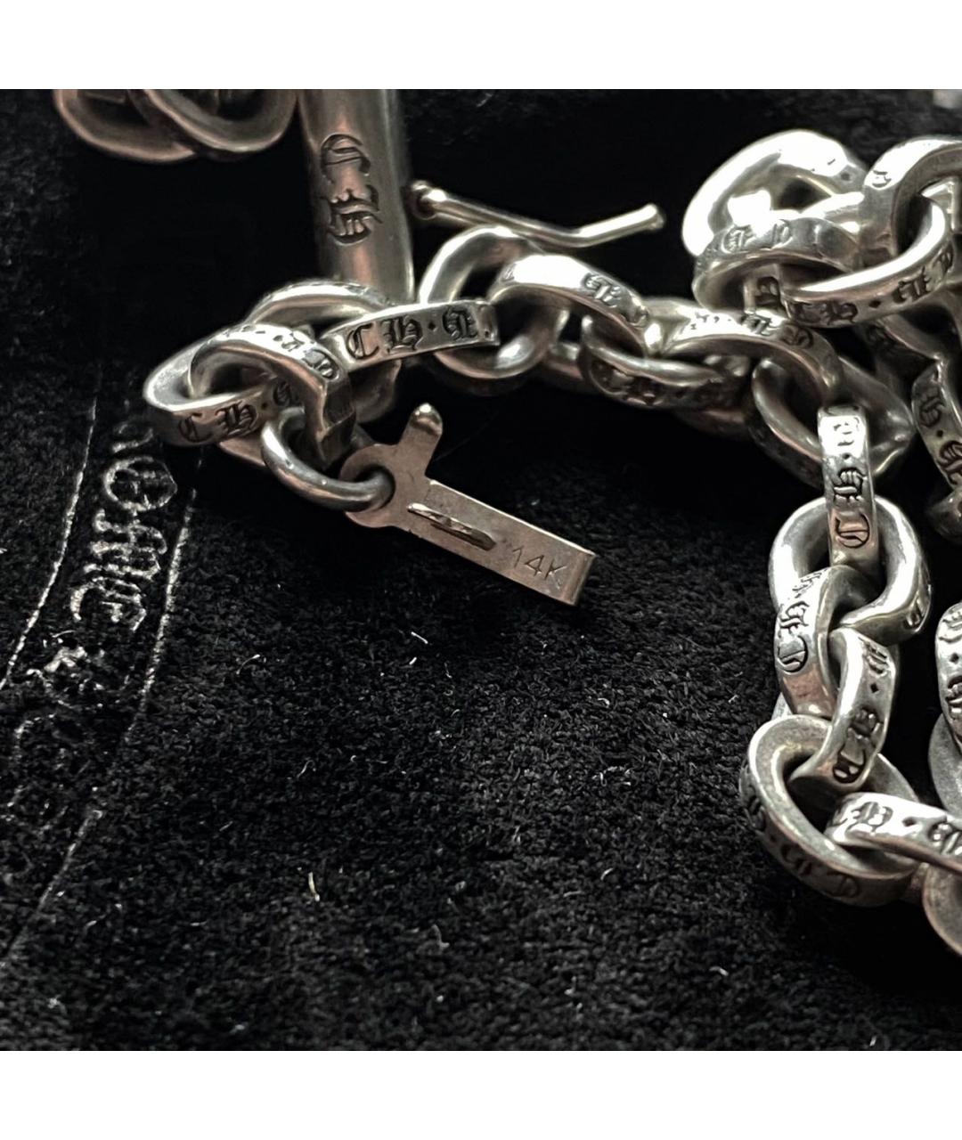 CHROME HEARTS Серебряная серебряная цепочка/подвеска, фото 5