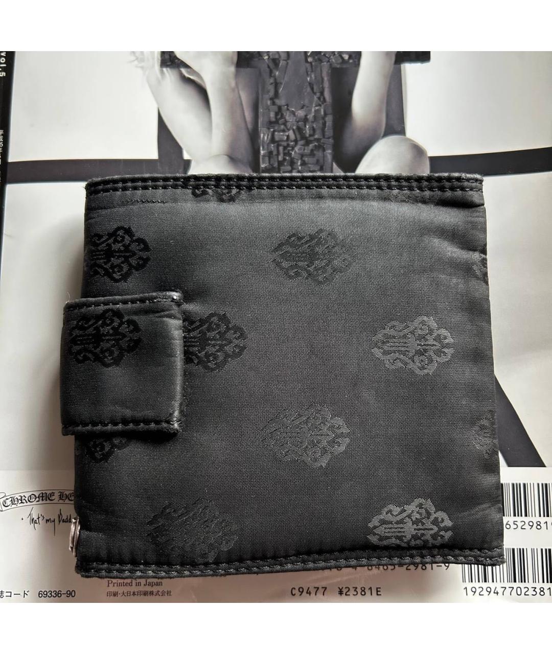 CHROME HEARTS Черный кошелек, фото 2