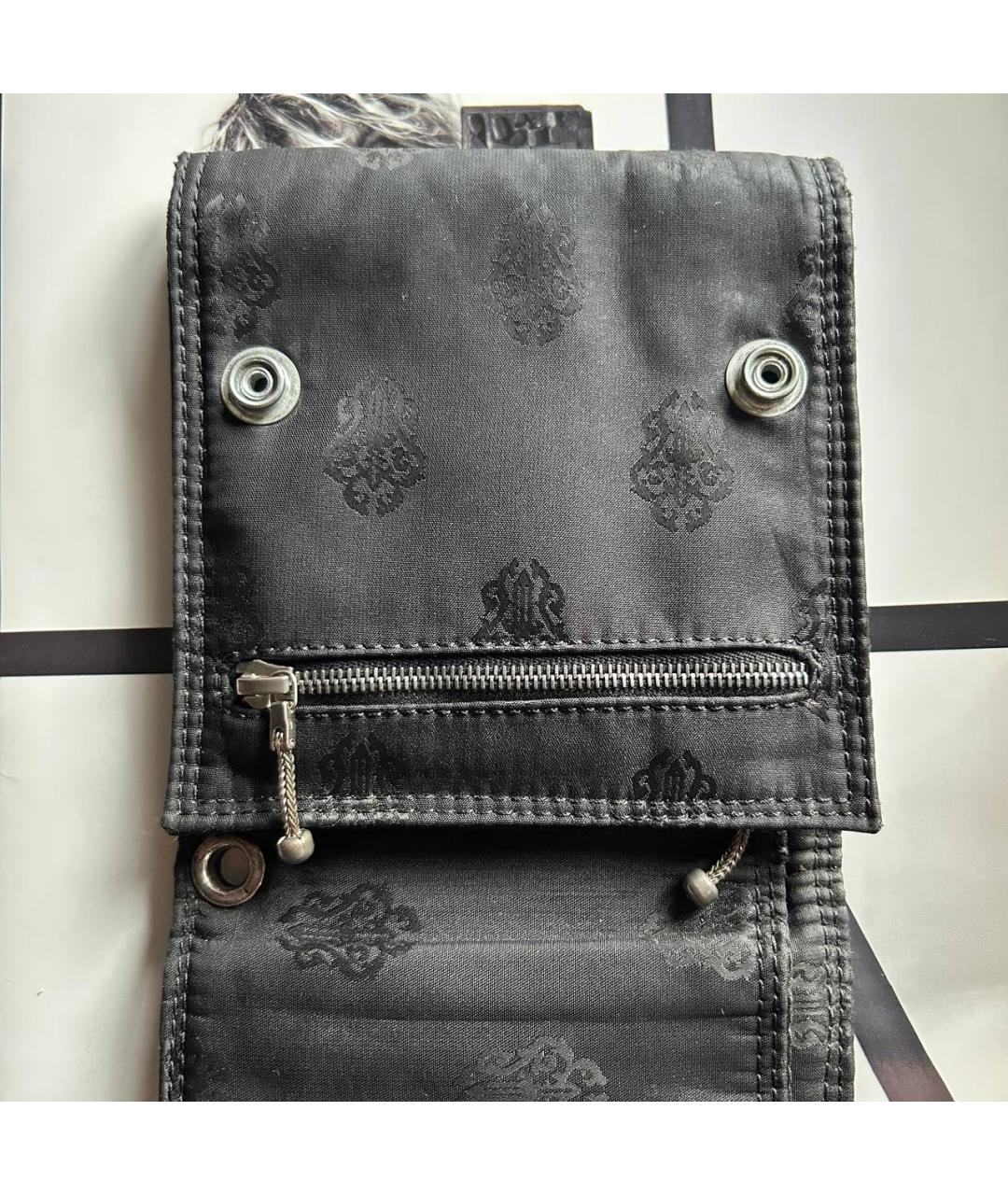 CHROME HEARTS Черный кошелек, фото 6