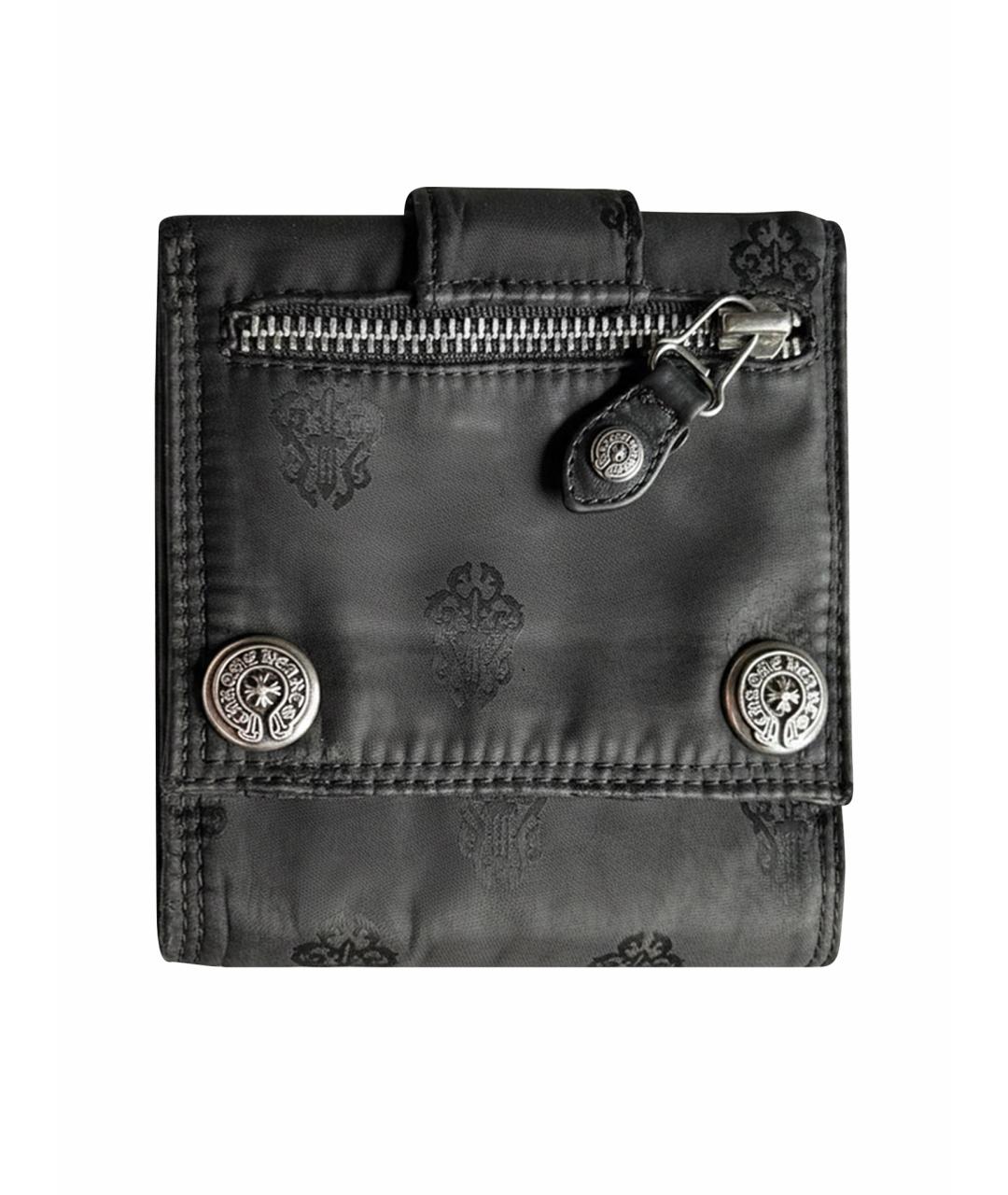 CHROME HEARTS Черный кошелек, фото 1