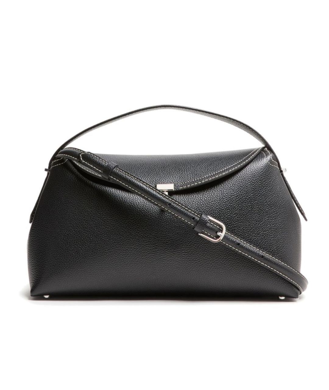 TOTEME Черная кожаная сумка с короткими ручками, фото 6