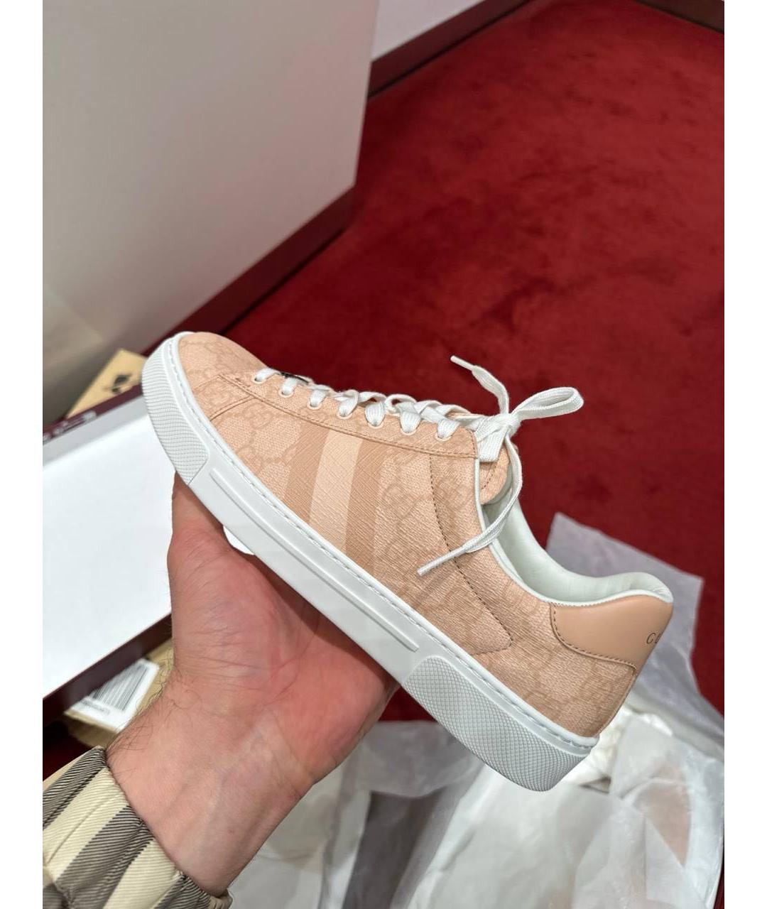 GUCCI Розовые кроссовки, фото 6
