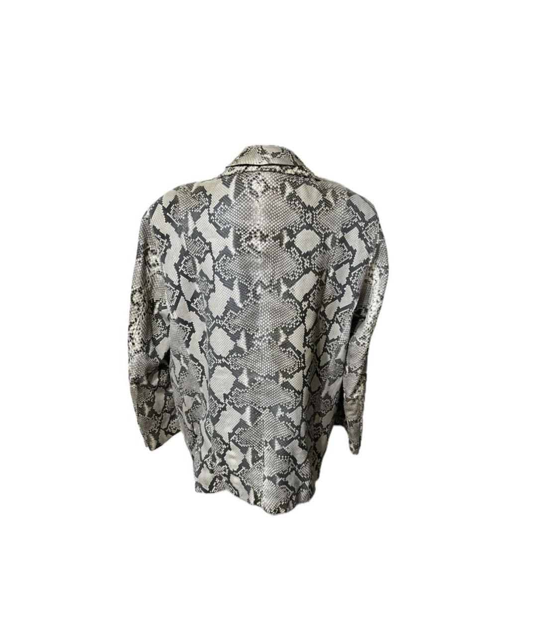 BRIONI Бежевый пиджак из экзотической кожи, фото 2