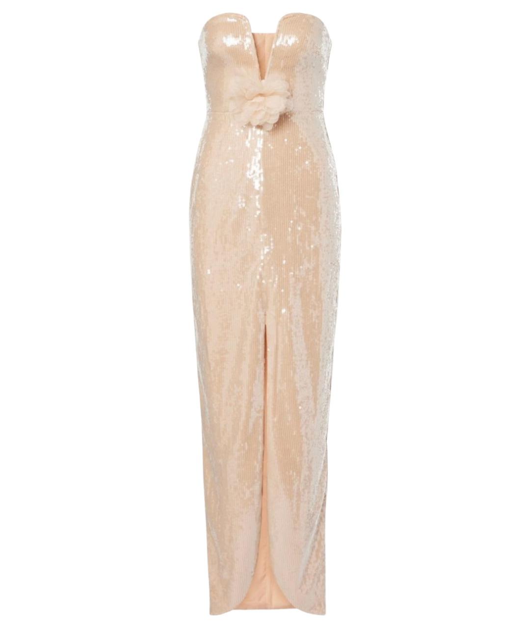 SELF-PORTRAIT Бежевое коктейльное платье, фото 1