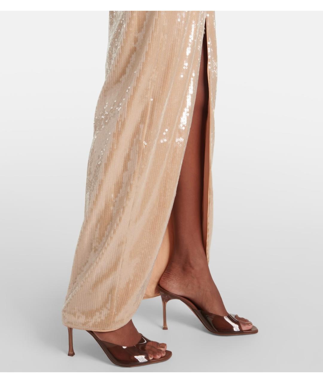 SELF-PORTRAIT Бежевое коктейльное платье, фото 5