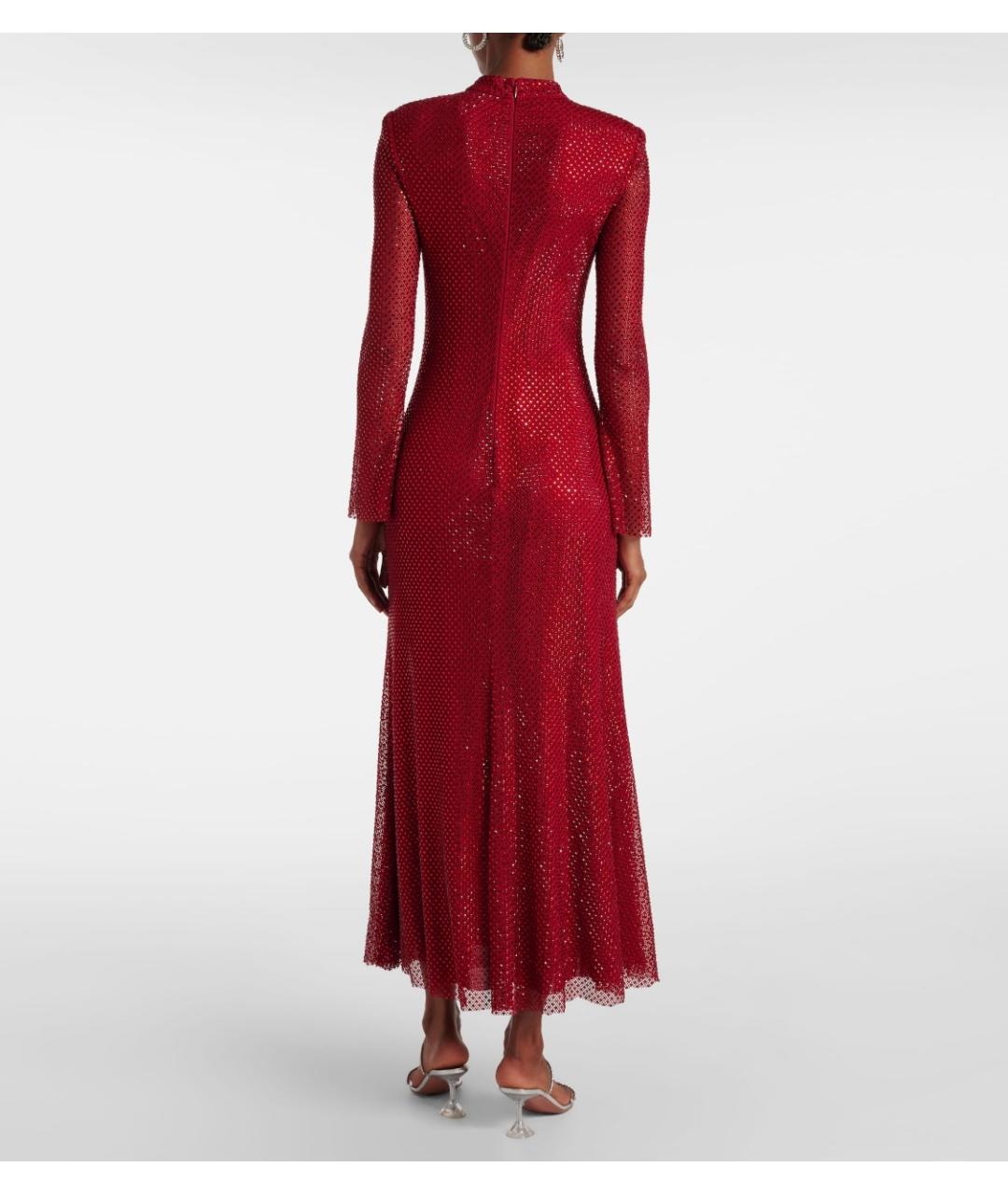 SELF-PORTRAIT Красное коктейльное платье, фото 8