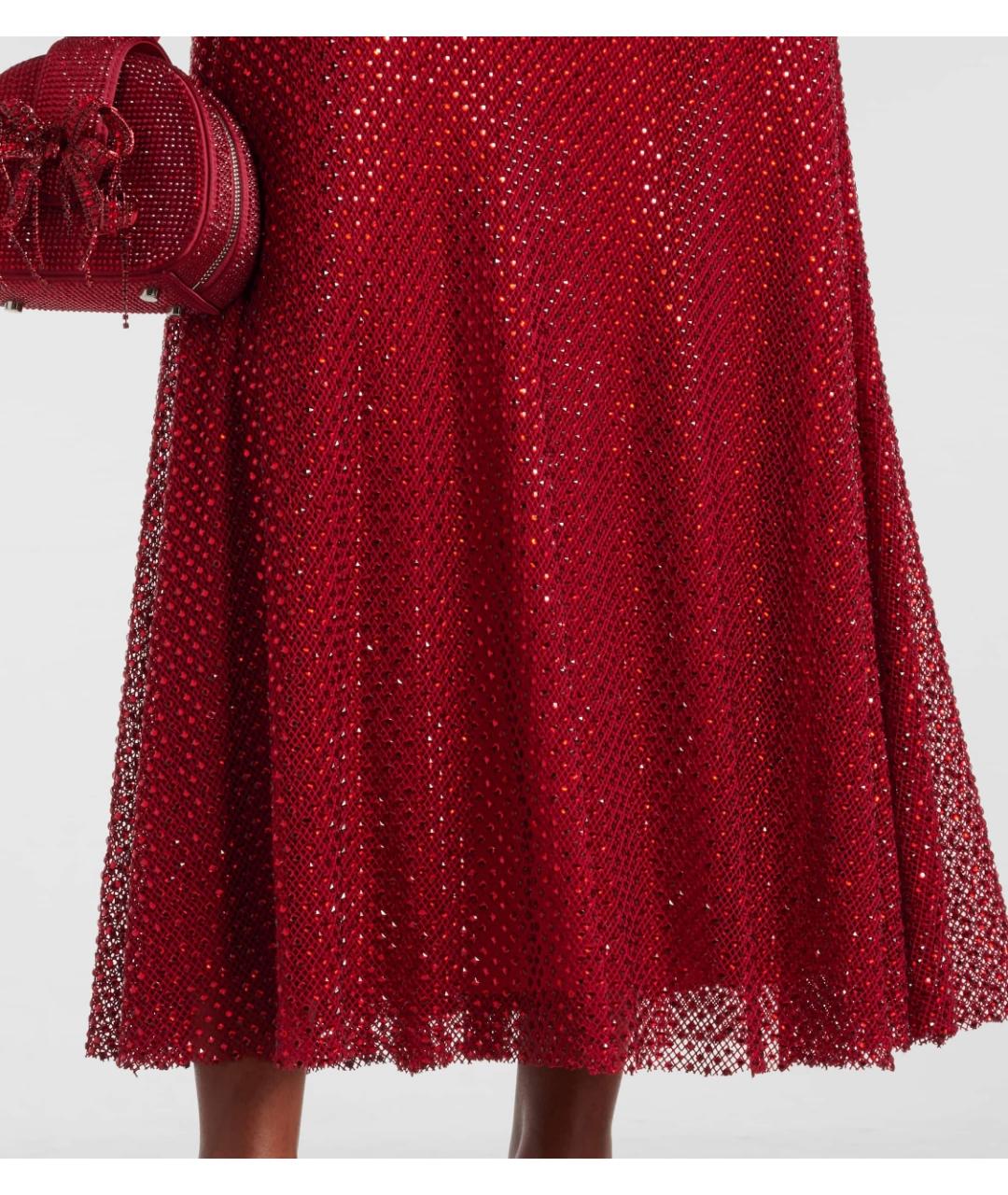 SELF-PORTRAIT Красное коктейльное платье, фото 9
