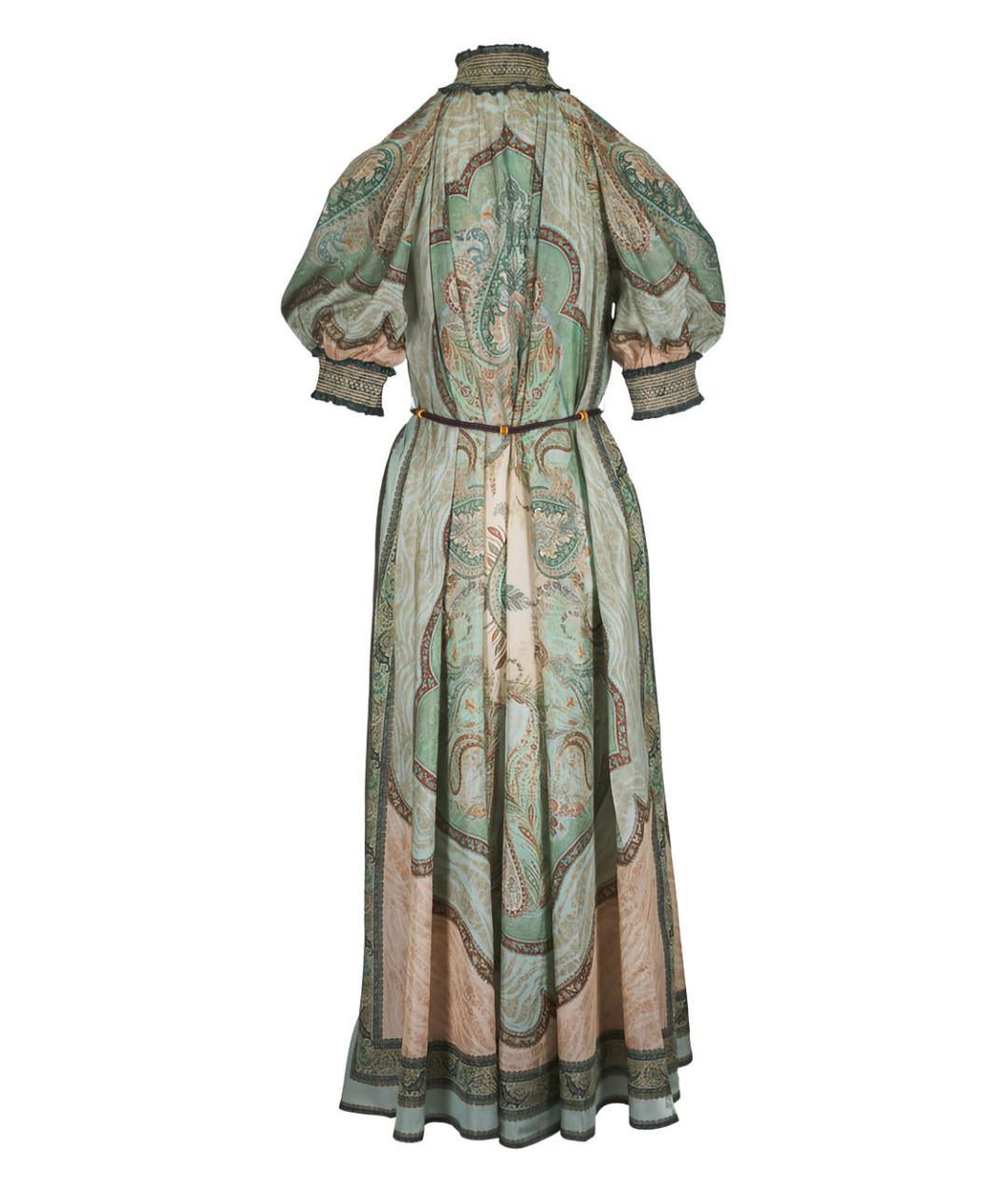 ZIMMERMANN Синее шелковое повседневное платье, фото 4