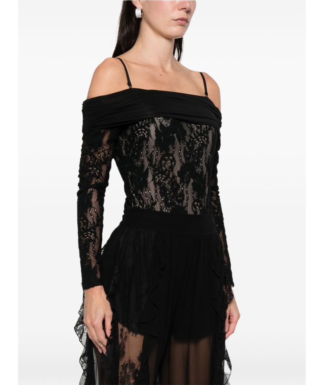 ZIMMERMANN Черная полиамидовая блузы, фото 4